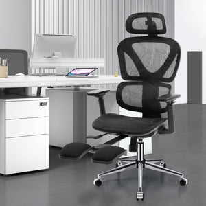 KERDOM  Ergonomic Mesh Office Chair Pro With Footrest
